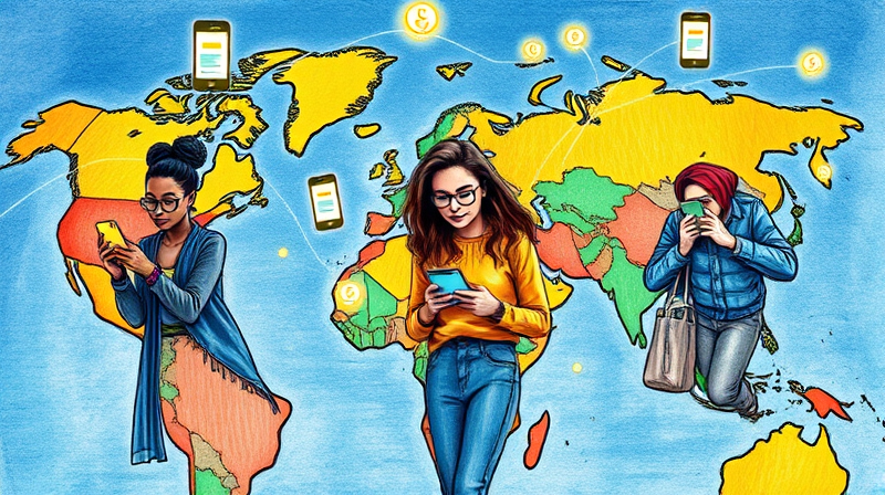 Pagamentos sem fronteiras: O alcance global das carteiras digitais